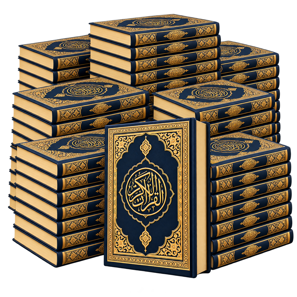 Stack of 50 Qur’an copies
